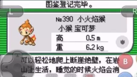 《口袋妖怪究极绿宝石II》获得小火焰猴分享