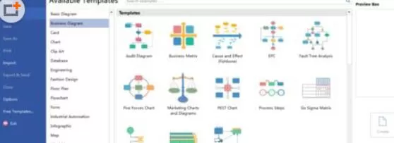 亿图流程图制作软件做出数学象限图的操作方法