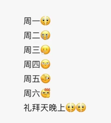 微信新表情的正确打开方式是什么?周一到周日表情对应含义解析