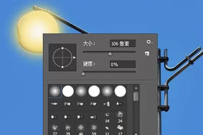 Photoshop点亮路灯的操作详细方法