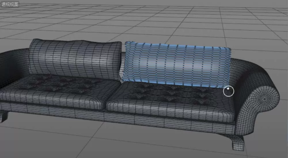 C4D绘制沙发的操作步骤