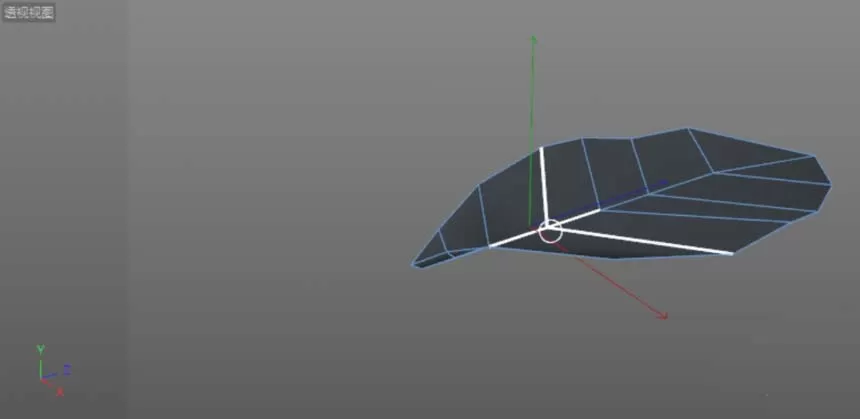 C4D建模一片绿色叶子的操作步骤