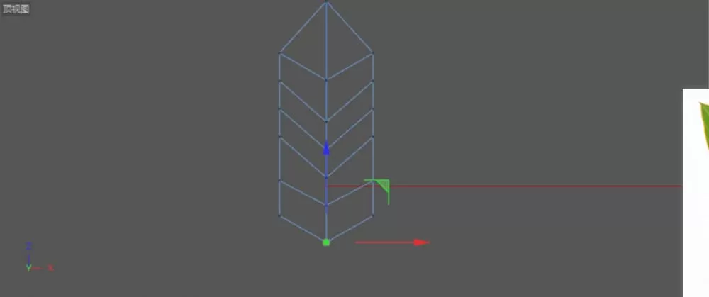 C4D建模一片绿色叶子的操作步骤