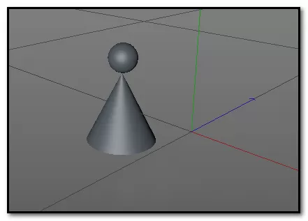 C4D将多个物体进行拼合的操作方法