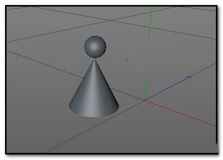 C4D将多个物体进行拼合的操作方法