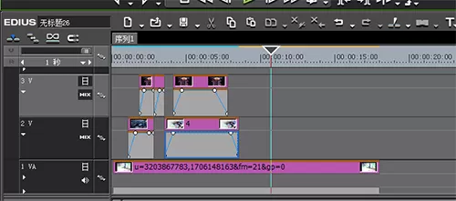 edius为素材制作动画的操作方法