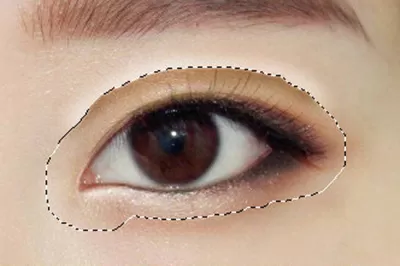 Photoshop给人物p出双眼皮的操作方法