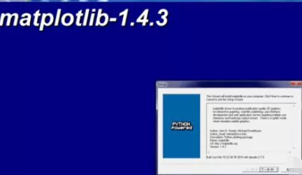 Python 2.7安装matplotlib的操作方法