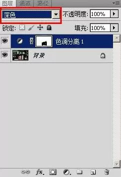 Adobe Photoshop制作色调分离效果的操作步骤