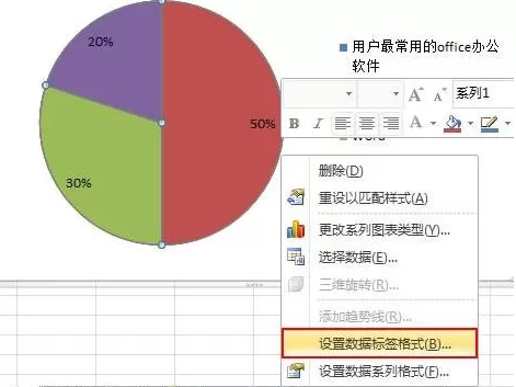 excel2010制作扇形图的操作步骤