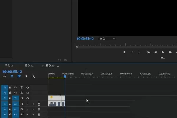 premiere制作三分屏效果的简单操作步骤