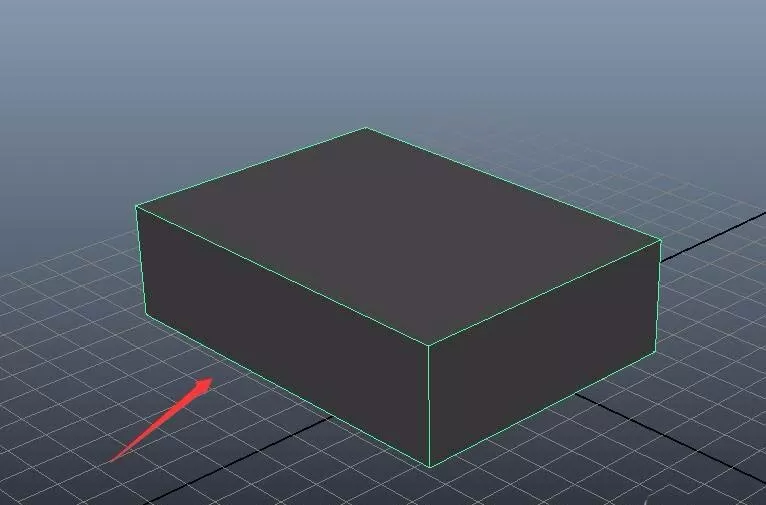 maya中建模的长方体分离边的操作步骤
