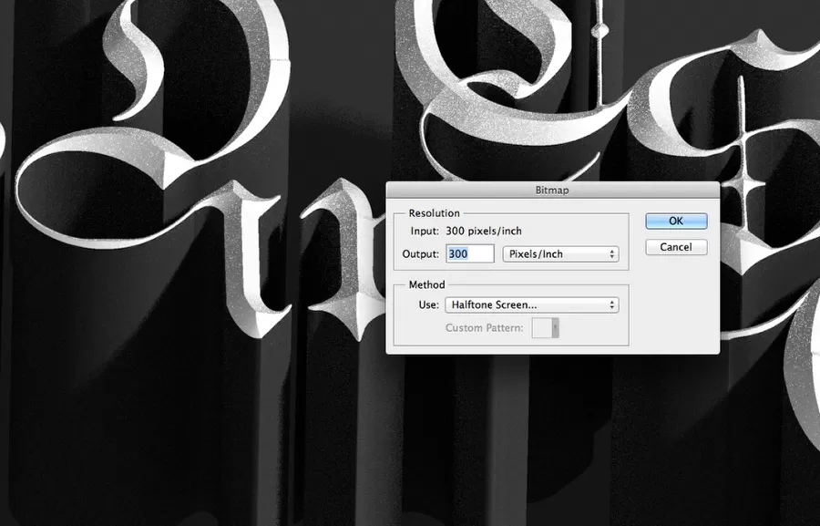 photoshop cs6制作立体3D字母的操作步骤