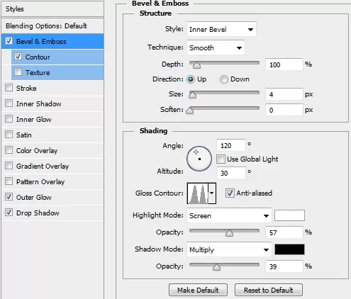 photoshop cs6绘制炫酷金属文字效果的图文操作步骤