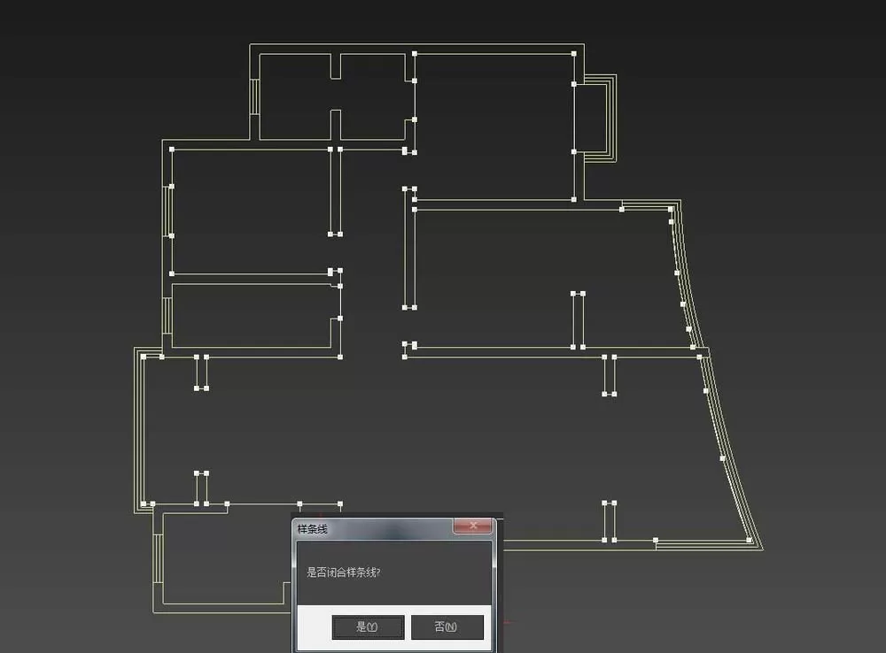 3Ds MAX单线建模的操作步骤