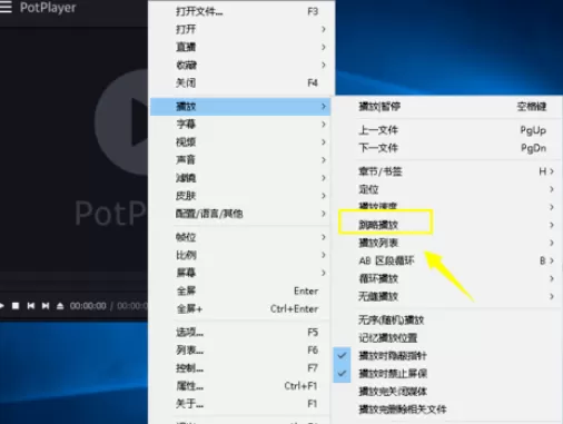PotPlayer设置跳过片头的详细方法步骤