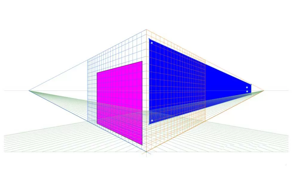 Adobe Illustrator CS6中使用透视网格工具的操作方法