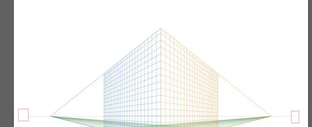 Adobe Illustrator CS6中使用透视网格工具的操作方法