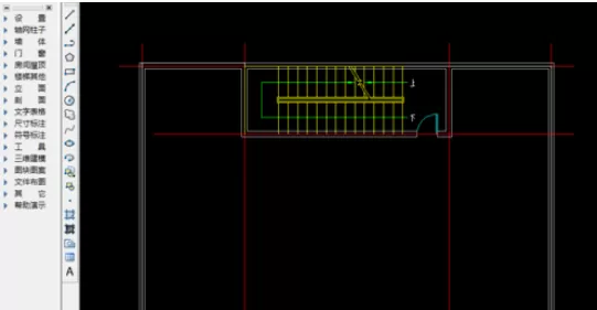 天正建筑2014绘制建筑物顶层平面图的操作教程