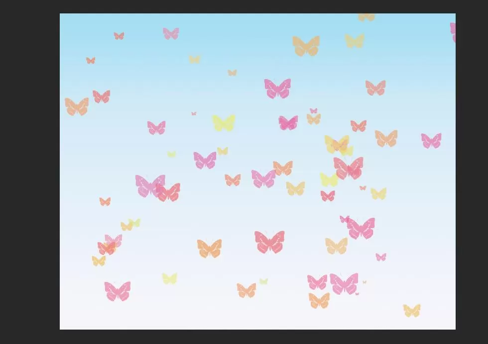 Adobe Photoshop利用画笔工具制作一个漂亮背景图的操作教程