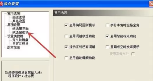 极点五笔输入法出现不显示提示框的操作教程