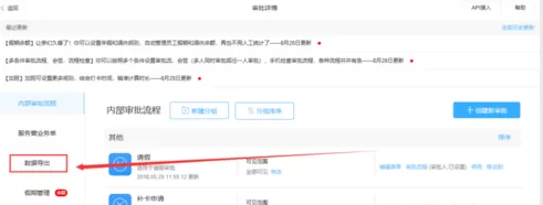 钉钉电脑版导出员工订餐申请审批记录的操作教程