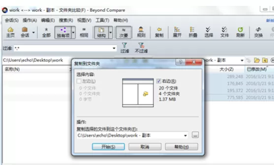 Beyond Compare导出孤立文件的相关使用方法