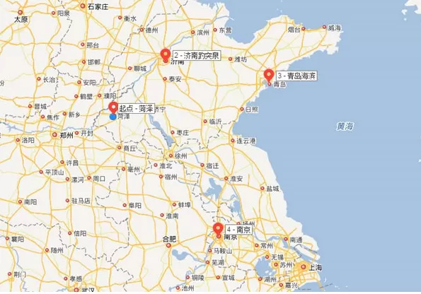 百度地图APP标注旅游路线的简单操作