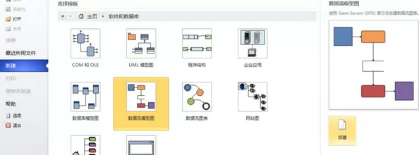 Microsoft Office Visio制作数据流模型图的具体操作教程