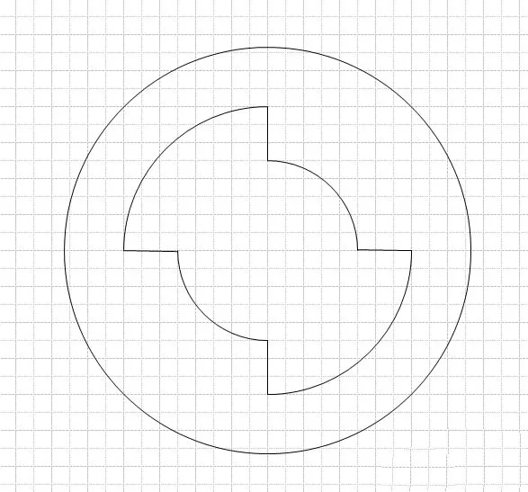 Microsoft Office Visio绘制一个钥匙扣平面图的操作教程