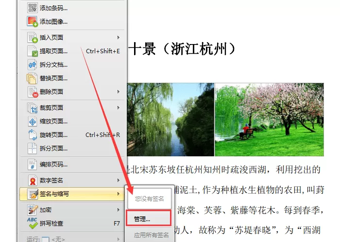 迅捷pdf编辑器在文件中添加签名的详细操作步骤