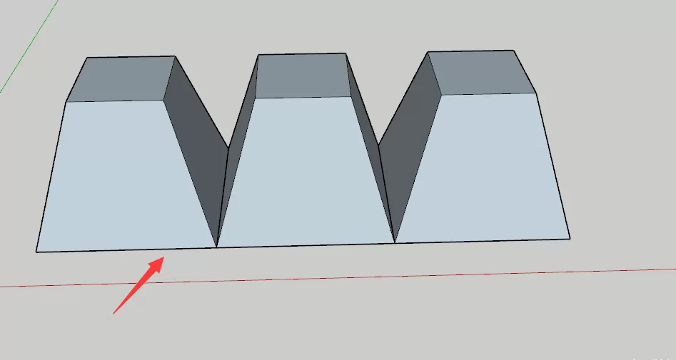 草图大师建模央视大楼的操作步骤