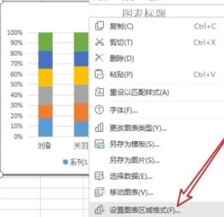 wps2019表格中插入百分比堆积柱形图的详细步骤