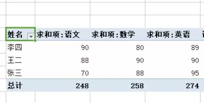 WPS数据透视表求和具体方法