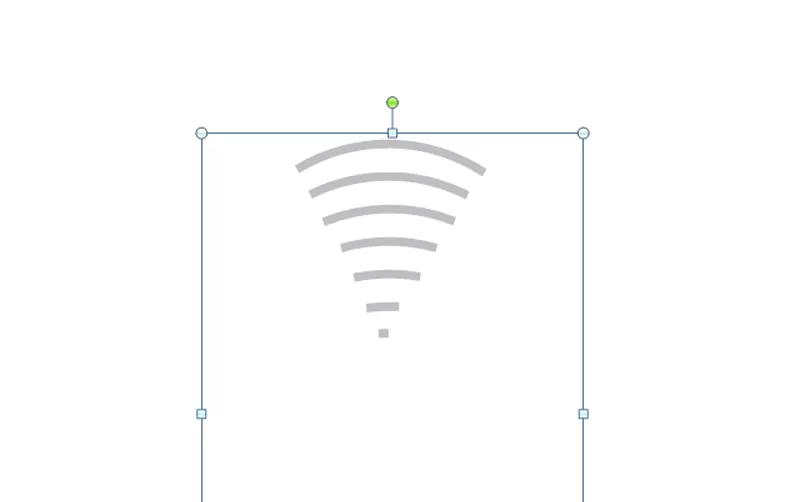 PowerPoint Viewer绘制WiFi无线网图标的方法步骤