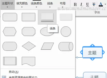 mindmanager优化主题的方法步骤