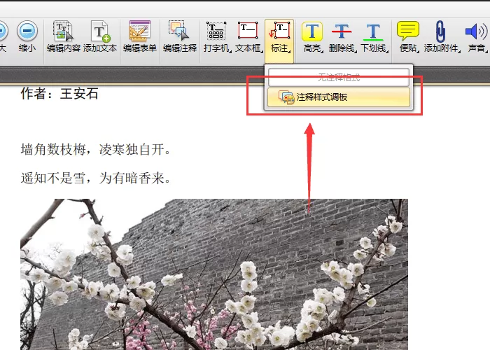 迅捷pdf编辑器中pdf文件添加标注的具体方法