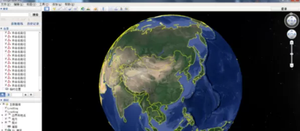 谷歌地球(google earth)中历史地貌的查看具体方法