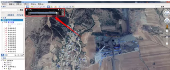 谷歌地球(google earth)中历史地貌的查看具体方法