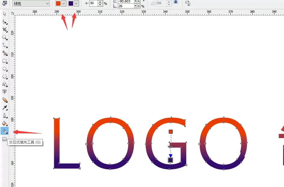 CorelDraw X4设计LOGO的具体步骤
