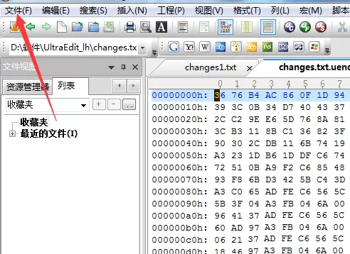 UltraEdit中页面添加页眉的详细操作步骤