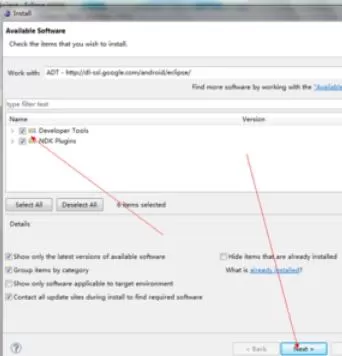 eclipse android adt更新的方法介绍