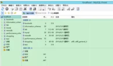 MySQL-Front连接MySQL的详细操作方法
