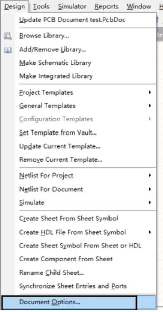 Altium Designer 13中设置原理图图纸的具体操作流程