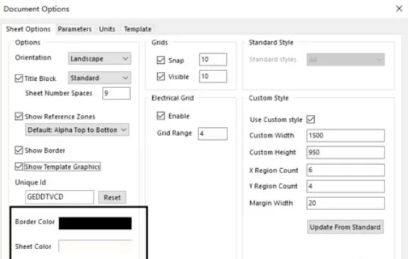 Altium Designer 13中设置原理图图纸的具体操作流程