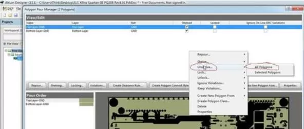Altium Designer 13中铺铜设计的详细步骤
