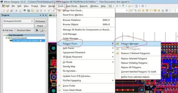 Altium Designer 13中铺铜设计的详细步骤