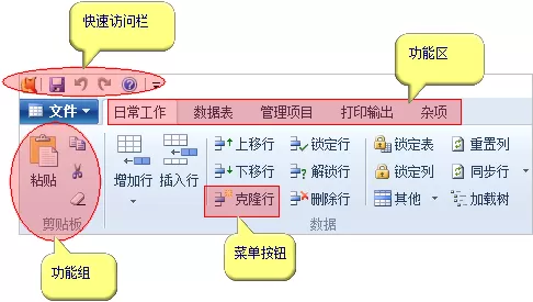 Foxtable中菜单的详细构成介绍