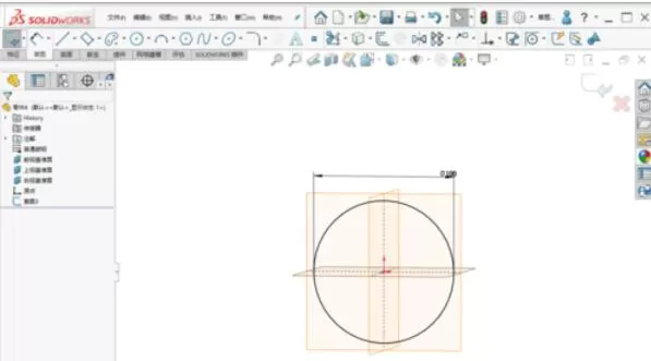solidworks2019中加厚命令使用操作步骤