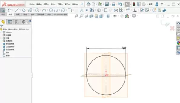 solidworks2019中加厚命令使用操作步骤